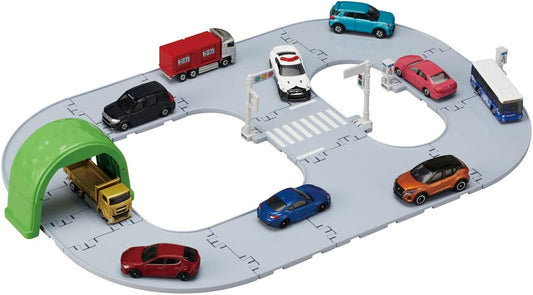 Takara Tomy Tomica Tomica Tomica Easy Kumikaekan Basic Set Mini Car, Toy, For Ages 3 and Up, Toy Safety Standards Passed, ST Mark Certified, TOMICA