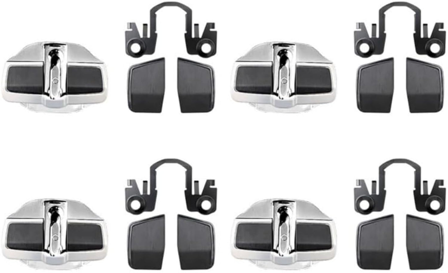 TRD Door Lock Striker for Toyota, Lexus, Aluminum Alloy, Stainless Steel, Quiet, Increased Vehicle Rigidity, Noise Reduction, Improved Steering Response, Genuine Compatible, Easy Installation