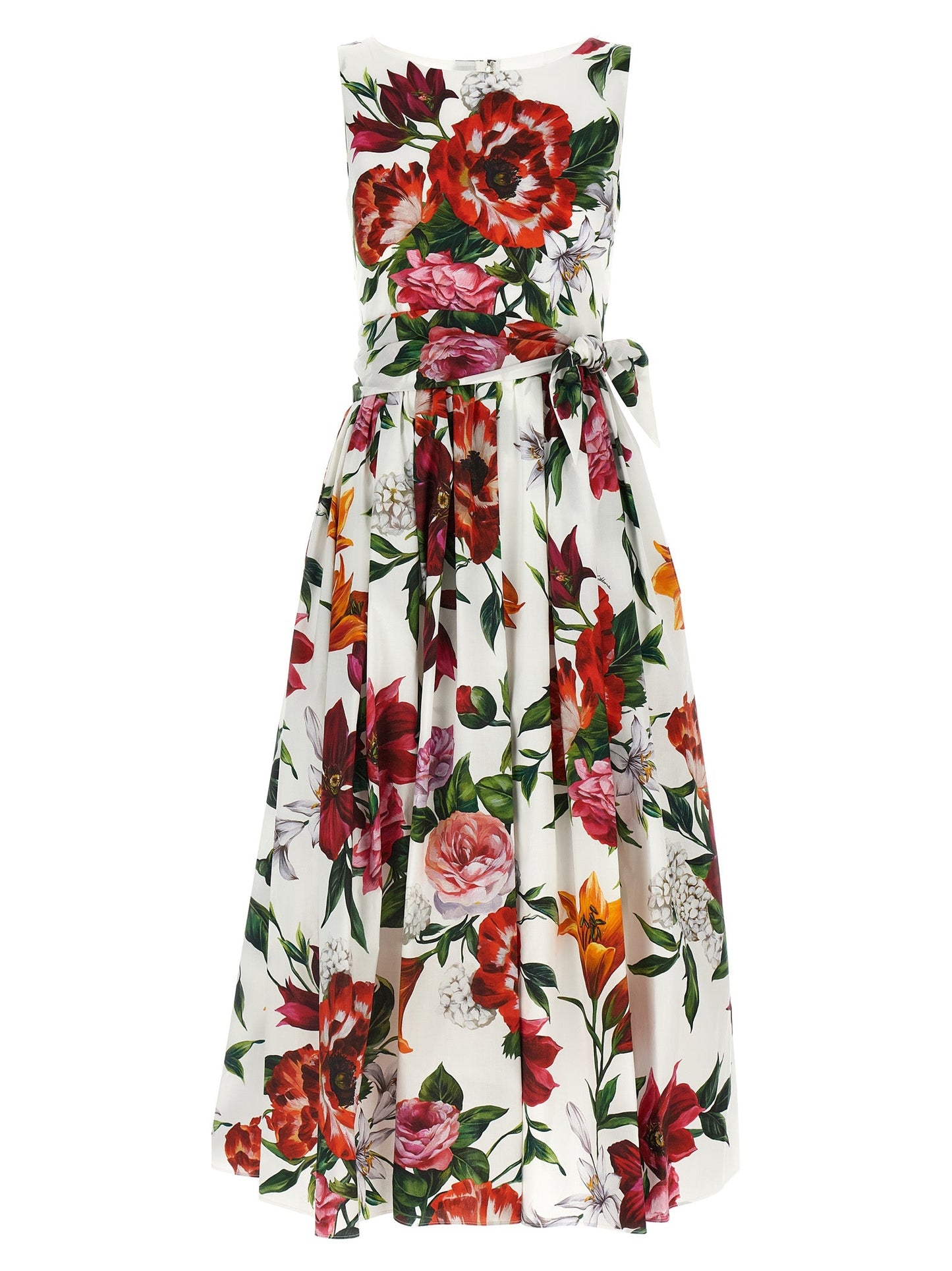 Dolce  Gabbana ドルチェ＆ガッバーナの花のプリントドレス - Image 1