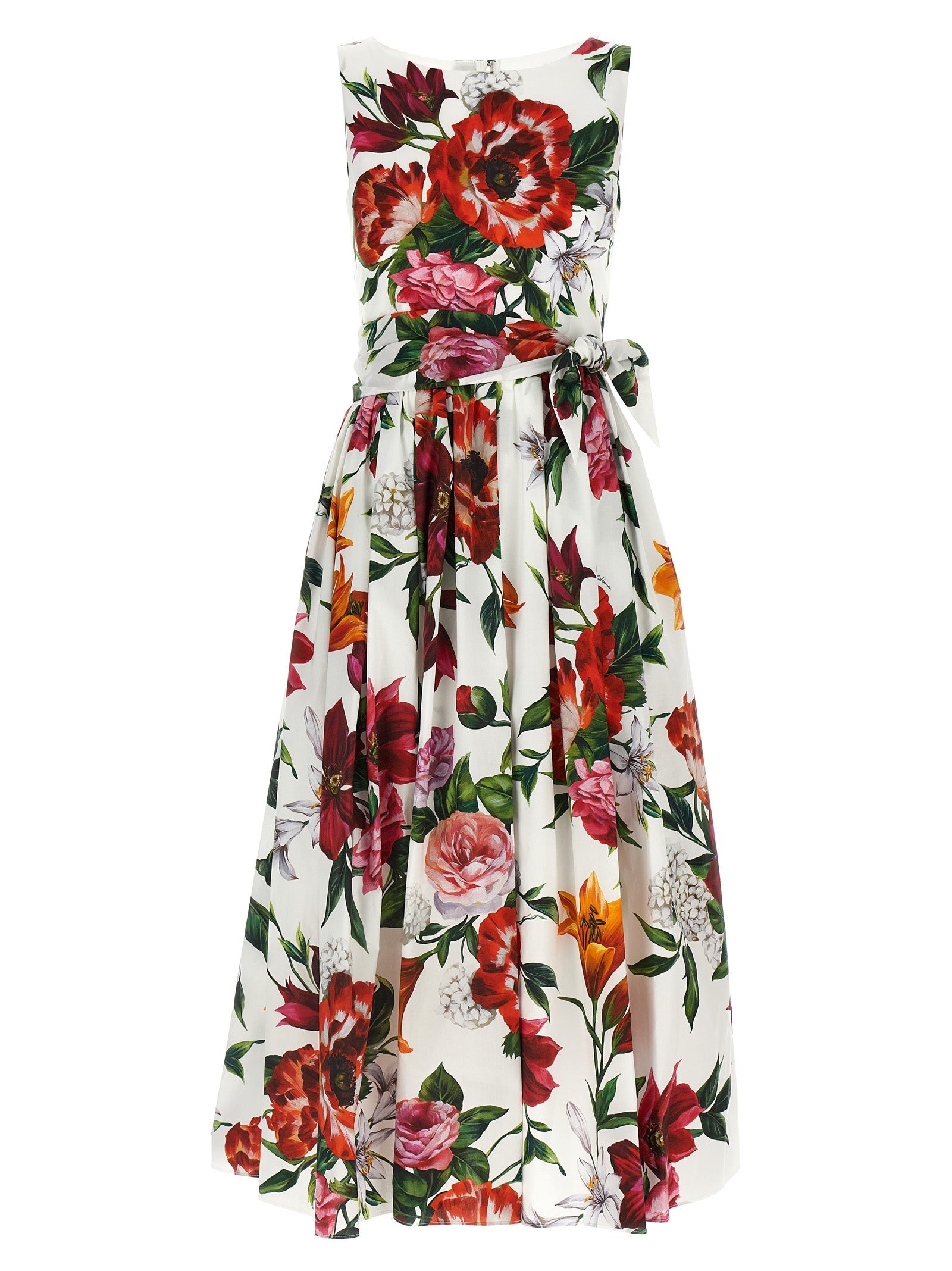 Dolce  Gabbana ドルチェ＆ガッバーナの花のプリントドレス - Image 1