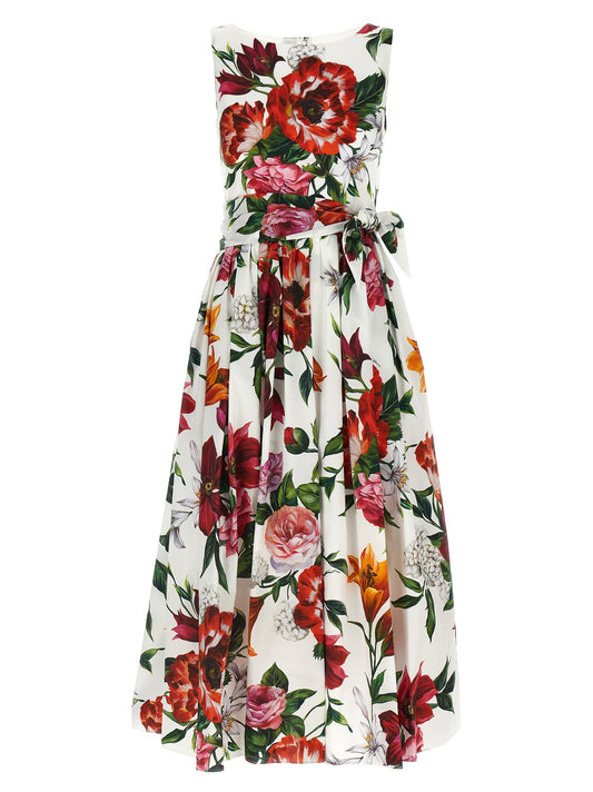Dolce  Gabbana ドルチェ＆ガッバーナの花のプリントドレス - Image 1