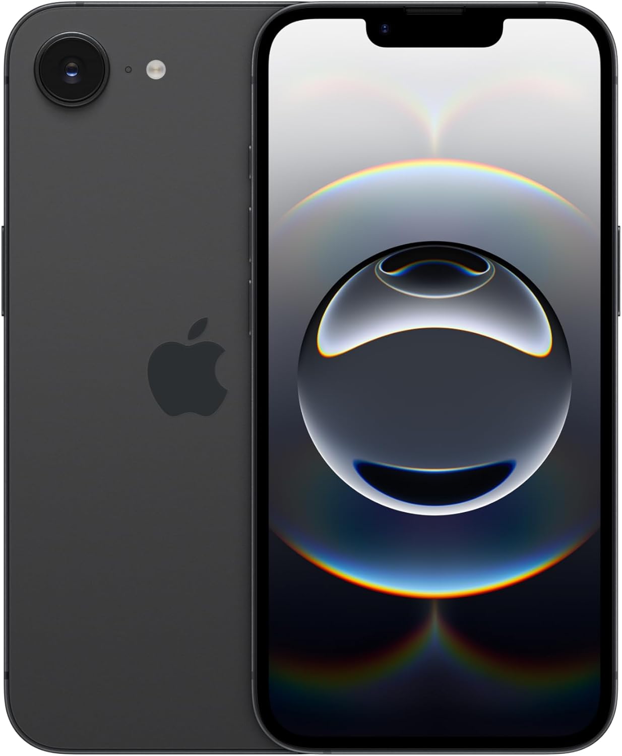 Refurbished Apple iPhone 16e 128GB Black, SIM-Free, 5G Compatible
