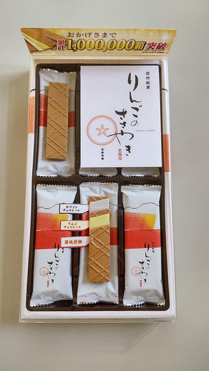 Shinshu Meshi Apple Whiskers, Pack of 12