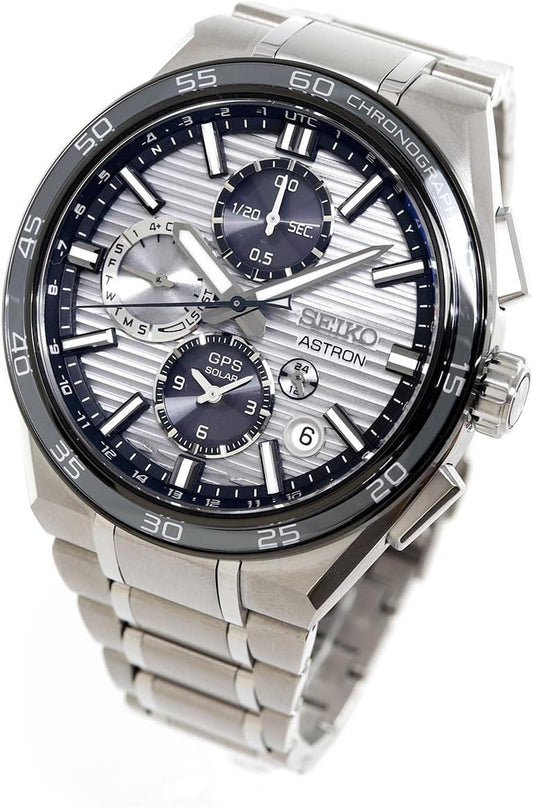 Seiko ASTRON NEXT Men's SBXC177 GPS Solar Watch, GPS Satellite Radio Watch, Core Shop Limited Edition, Bracelet Type