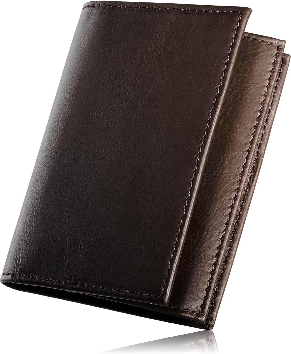 Tokyo amachi Kobo Business Card Holder, Men's Genuine Leather, Japanese Techniques and Wrinkles, Wide, Oil Leather, Made in Japan, Braun