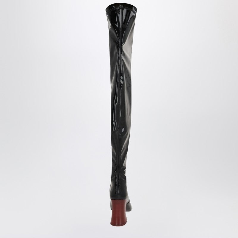 Chloe 黒の膝のブーツの上のクロエ・ジャニス - Image 1