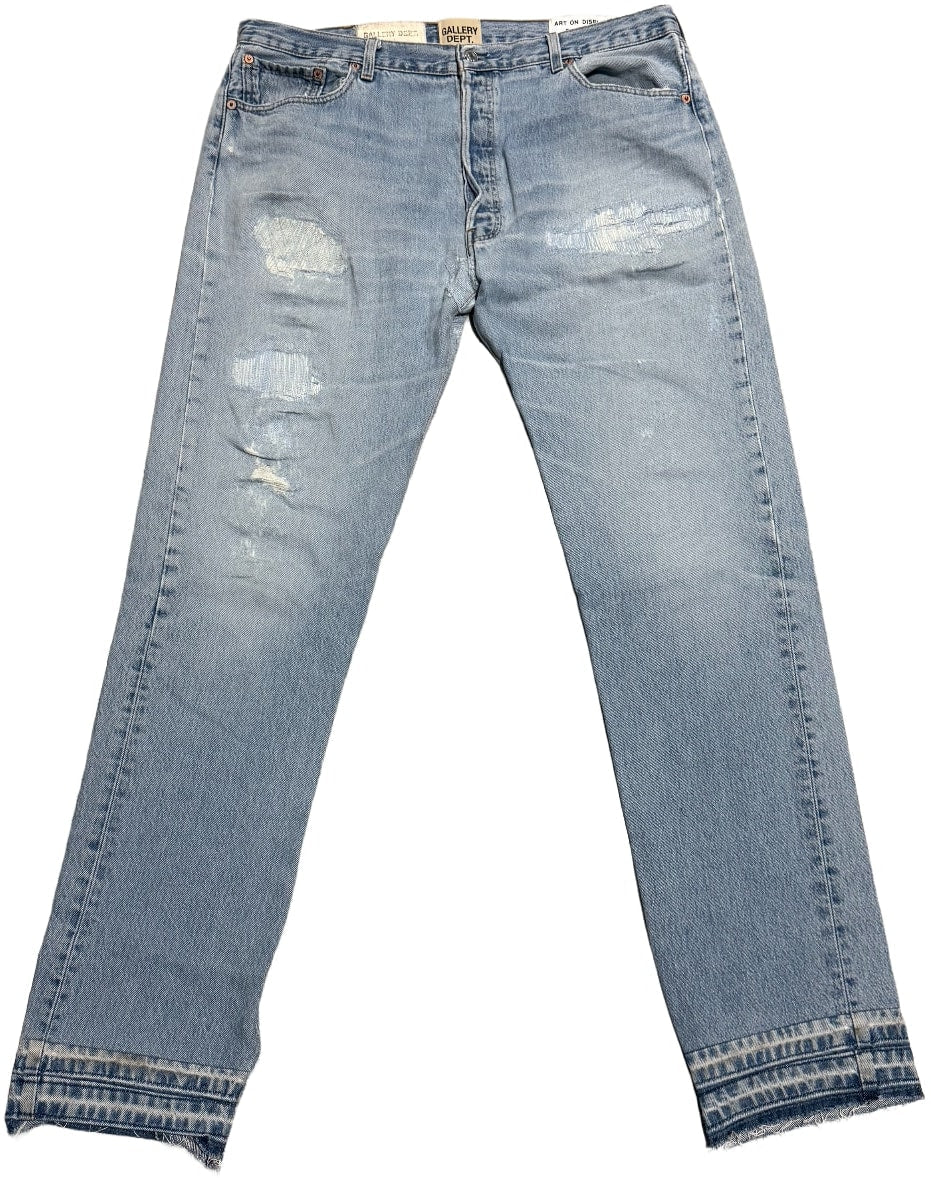 GALLERY DEPT. 'INDIGO' DISTRESSED JEANS