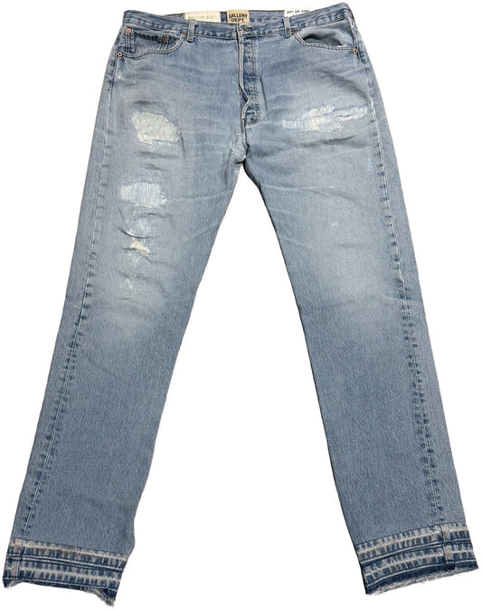 GALLERY DEPT. 'INDIGO' DISTRESSED JEANS