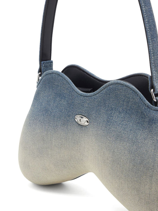 Diesel ディーゼルダブルDデニムショルダーバッグ - Image 1