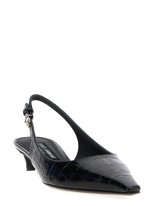 Dolce  Gabbana ドルチェ＆ガッバーナ「マン」スリングバック - Image 1