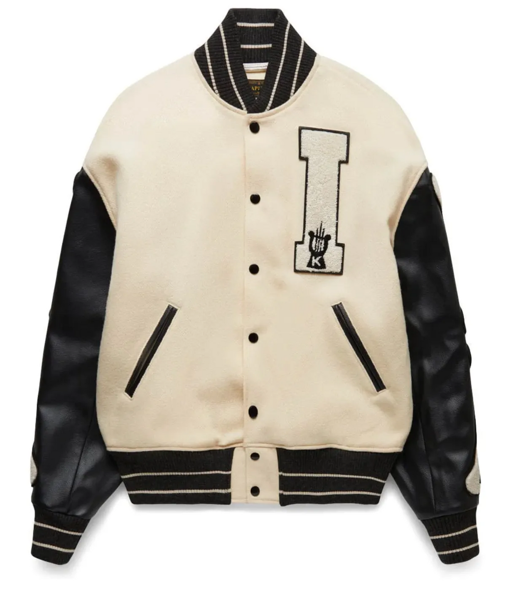 KAPITAL 'VARSITY' BONE JACKET