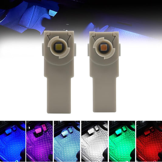 LED Car Light Foot Lamp for Toyota Multicolor [Pack of 2] (Blue)