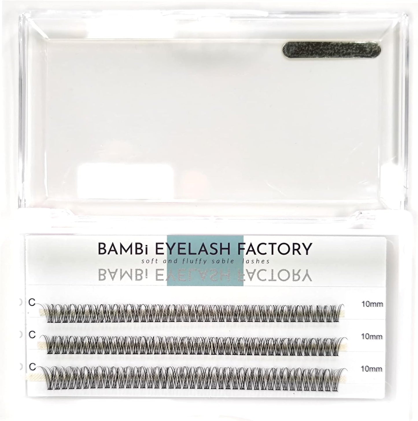 Sable Eyelash Extensions C Curl Self Use False Eyelashes (12 Bundles 0.07mm 10mm)