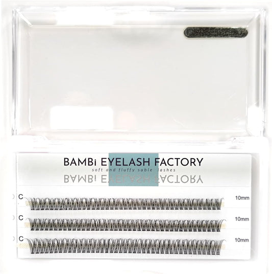Sable Eyelash Extensions C Curl Self Use False Eyelashes (12 Bundles 0.07mm 10mm)