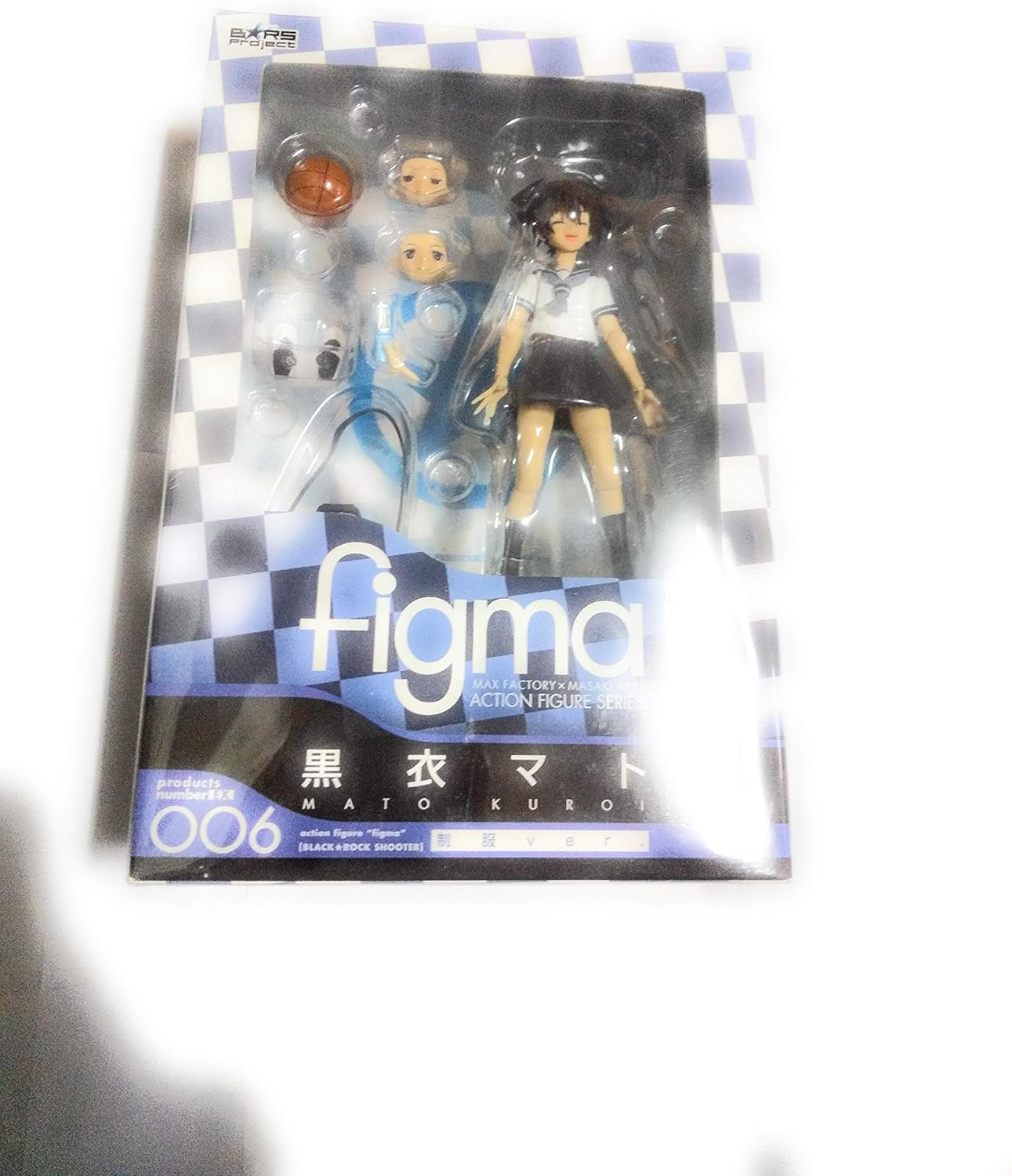 ワンフェス限定 figma ブラック★ロックシューター 黒衣マト 制服Ver.