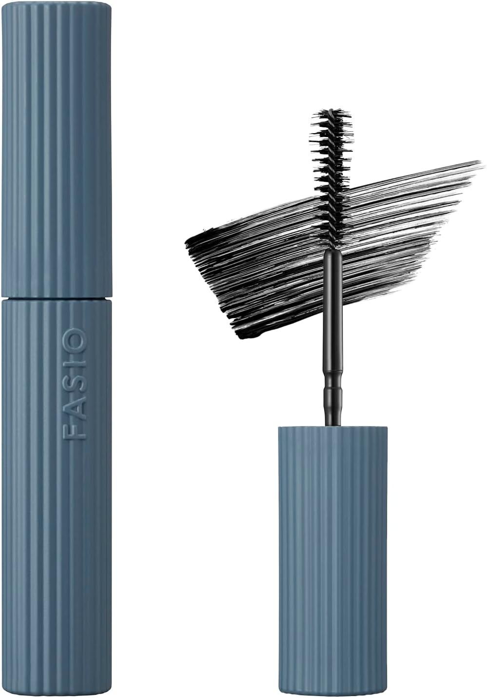 FASIO Ultra WP Mascara (Volume) 01, Black, 0.2 oz (6 g), Ultra Waterproof, Smear Resistant