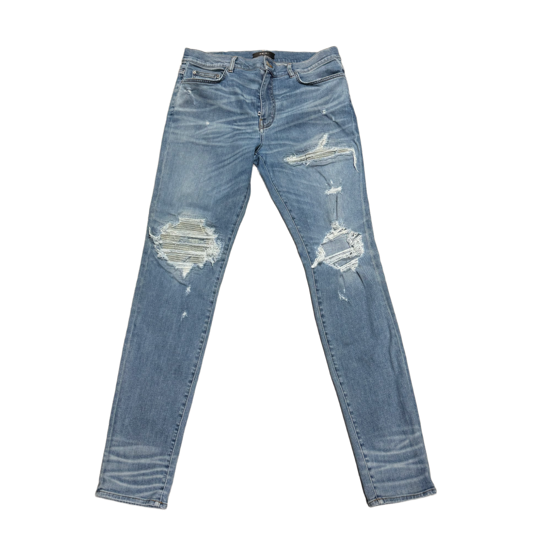 AMIRI 'BLUE' DISTRESSED JEANS