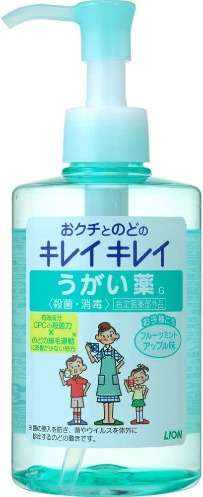 Kirei Kirei Mouthwash Fruit Mint, Apple Flavor, 7.8 fl oz (200 ml)