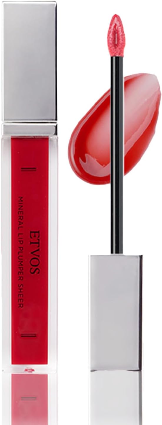 ETVOS Mineral Lip Plumper Sheer 6.7g Clear Soap Off #Fresh Red