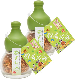 Yuzu Shichimi, Bottled 0.4 oz (12 g) x 2 Pieces, Mie Prefecture Ise Shima Souvenir TSH