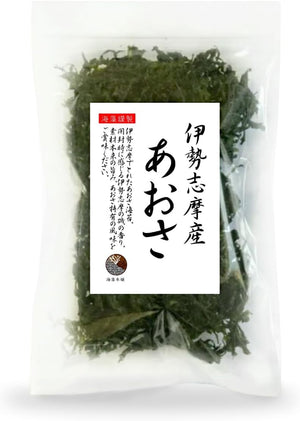 Seaweed Honpo Aosa, Made in Ise Shima, Japan, Mie Prefecture, 1.8 oz (50 g), 1 Bag | Aosari from Ise Shima, Made in Japan, Mie Prefecture,
