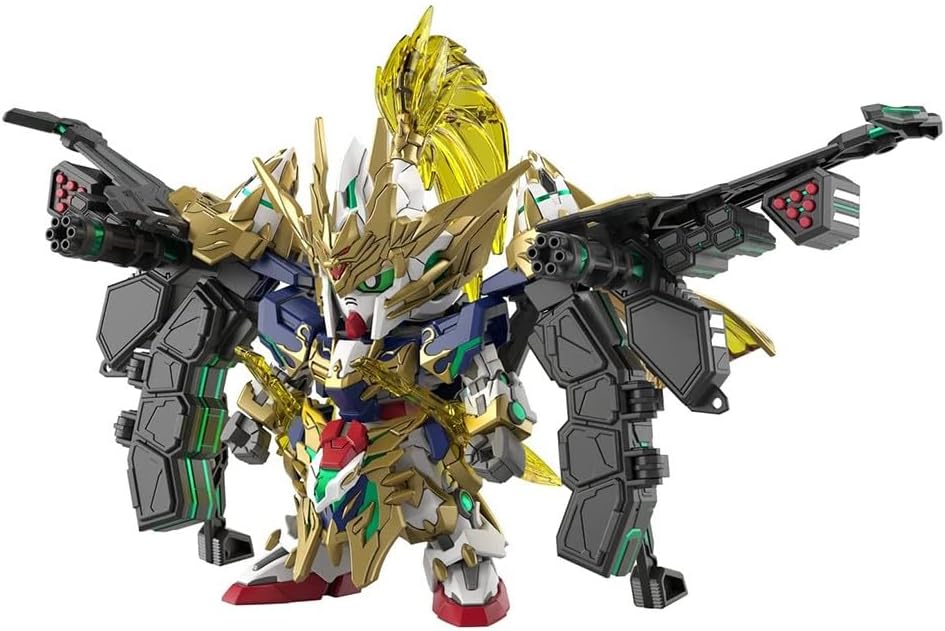 Bandai Spirits SDW Heroes Zhao Yun Double O Gundam Command Package, Pre-Colored Plastic Model