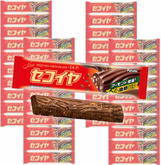 Sequoia Chocolate Milk 40 Bottles [Cool Shipping Refrigerated Delivery] Furuta Confectionery Dagashi Chocolate Bar Candy Box Buy Bulk Purchase [Trademark Registration No. 6667215] (40 Bottles [Cool