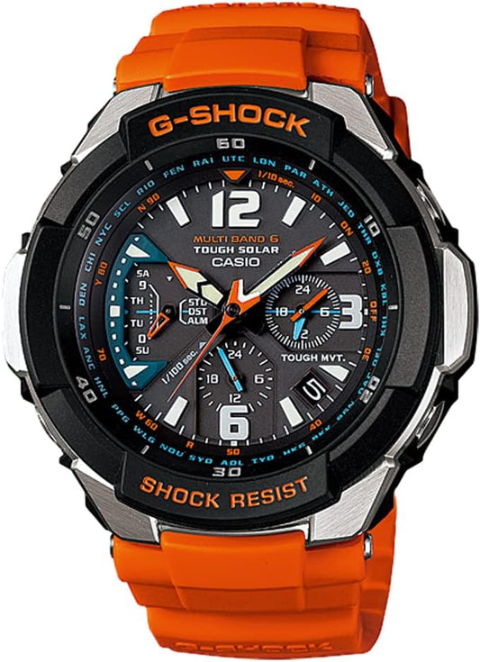 CASIO Men's Watch [G-Shock] Sky Cockpit Radio Solar, GW-3000M-4A (GW-3000M-4AJF Model), Belt Type:
