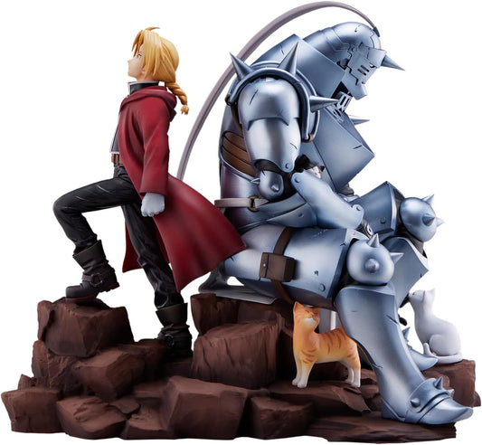 PROOF Fullmetal Alchemist Edward Elric & Alphonse Elric Brothers, Total Height Approx. 9.8 inches (250 mm), Non-scale, PVC, Painted Finished Figure