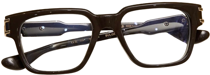 CHROME HEARTS 'BULGE' BROWN SUNGLASSES