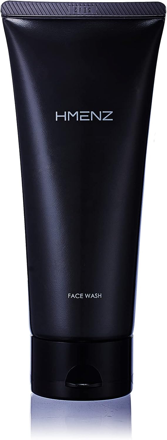 HMENZ Men's Facial Cleanser, 5.3 oz (150 g), For Oily Skin, For Oily Skin, Facial Cleansing Foam, Pore Cleansing, Sebum Acne