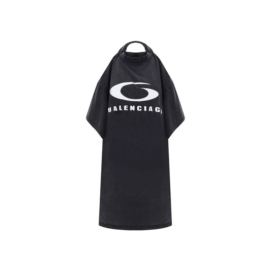 Balenciaga バレンシアガのアイコンプリントTシャツドレス - Image 1