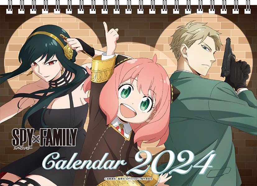 Ensky CL-013 TV Anime "SPY×FAMILY" 2024 Desk Calendar