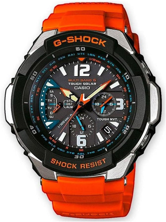 [CASIO] Wristwatch Men's G-SHOCK SKY COCKPIT Tough Solar MULTIBAND 6 GW-3000M-4AER, wave clock