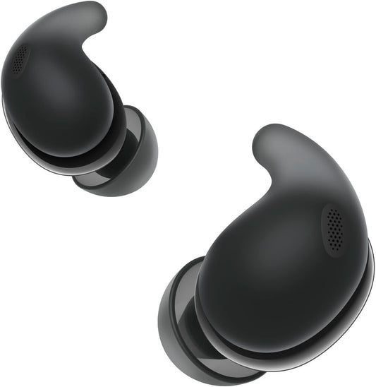 Sony Wireless Noise-Cancelling Earbuds, LinkBuds Fit/WF-LS910N, Natural Fit, Lightweight, Small, Noise-Cancelling, Sound Capture, Customizable with Accessories, WF-LS910N BZ Black
