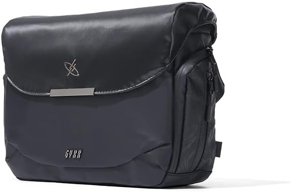 GYXX/Gaia Micro Single Pro SLR Camera Bag Men Crossbody Photography Bag Shoulder for G 7x2 Canon R 50 Fuji XT 5 XT 30 XS 20 XS 10 Nikon Sony ZVE 10, Black Pro Size (2 units, 2 mirrors), Storage Bag