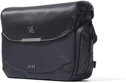 GYXX/Gaia Micro Single Pro SLR Camera Bag Men Crossbody Photography Bag Shoulder for G 7x2 Canon R 50 Fuji XT 5 XT 30 XS 20 XS 10 Nikon Sony ZVE 10, Black Pro Size (2 units, 2 mirrors), Storage Bag