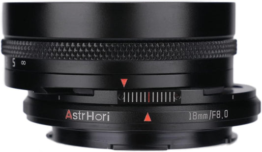 AstrHori 18mm F8 APS-C Wide Angle & Shift Lens Manual Architecture Landscape Lens for Canon RF Mount Series Mirrorless Cameras EOS RP EOS R5 EOS R6 EOS R3 EOS R and More