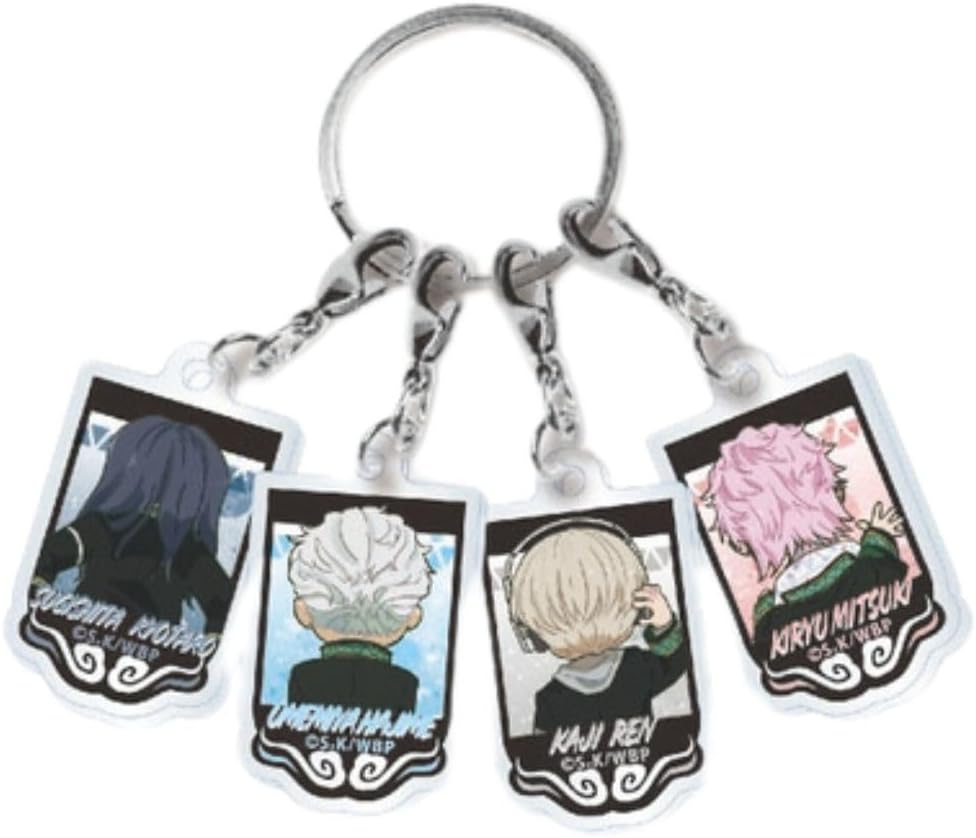 Marimo Craft MWBK-027 WIND BREAKER Bakukurun Key Chain Bow-Huurin B Character Common Size: Approx. W1.0 x H1.7 inches (26.2 x 43.9 mm)