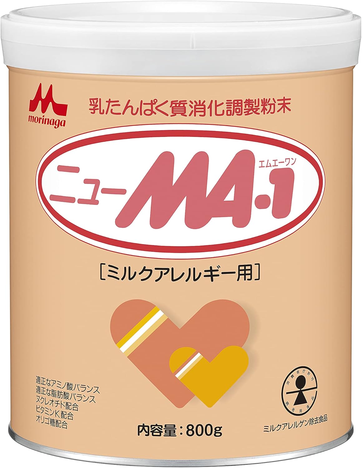 Morinaga New MA-1 Large Can 28.6 oz (800 g) Milk Allergy Powder Milk