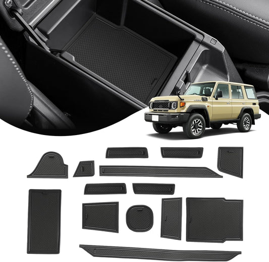 SXCY Toyota Land Cruiser 70 Rubber Mat Black