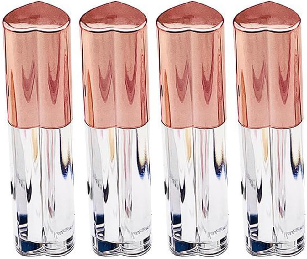 Beaupretty 4pcs Lip Gloss Empty Bottle Mini Lip Gloss Tube Lipstick Mini Lip Balm Lip Gloss Container Empty Clear Lipstick Lip Balm Tube Lipstick Tube Lipstick