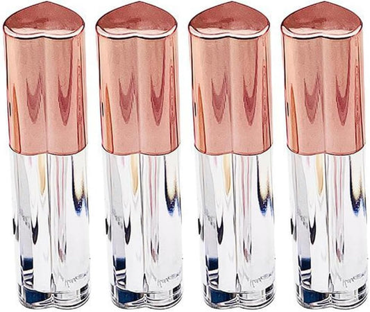 Beaupretty 4pcs Lip Gloss Empty Bottle Mini Lip Gloss Tube Lipstick Mini Lip Balm Lip Gloss Container Empty Clear Lipstick Lip Balm Tube Lipstick Tube Lipstick