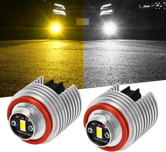 BORDAN L1B LED Fog Lamp, New Model Toyota Genuine Replacement, White/Yellow, 2 Color Switching, Memory Function, Explosive Light, 12,000 LM, 20 W x 2, Vehicle Inspection Compatible, Pong Mounting, No