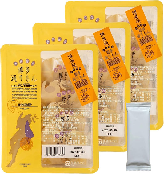 Hakata Mika Set, 4 Pieces x 3 Set (Bag), Fukuoka Souvenir, Monde Selection Gold Award Winner