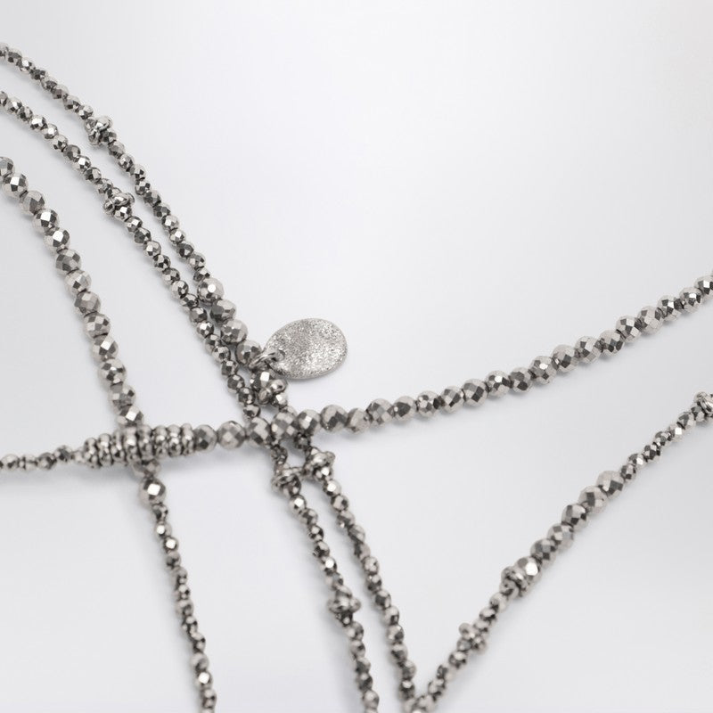 Brunello Cucinelli HematiteとSterling Silver Bracelet - Image 1