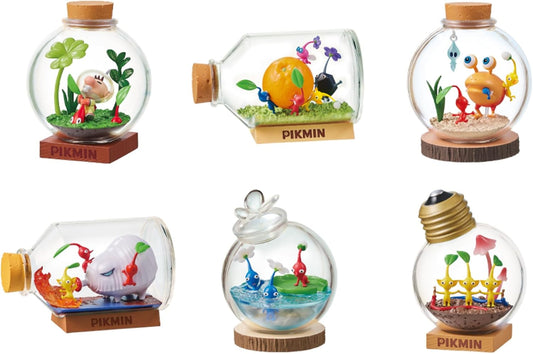 Reement PVC Pikmin Terrarium Collection Box Product, 6 Types, 6 Pieces, Approx. H 3.1 x W 5.5 x 3.1 inches (80 x 140 x 80 mm)