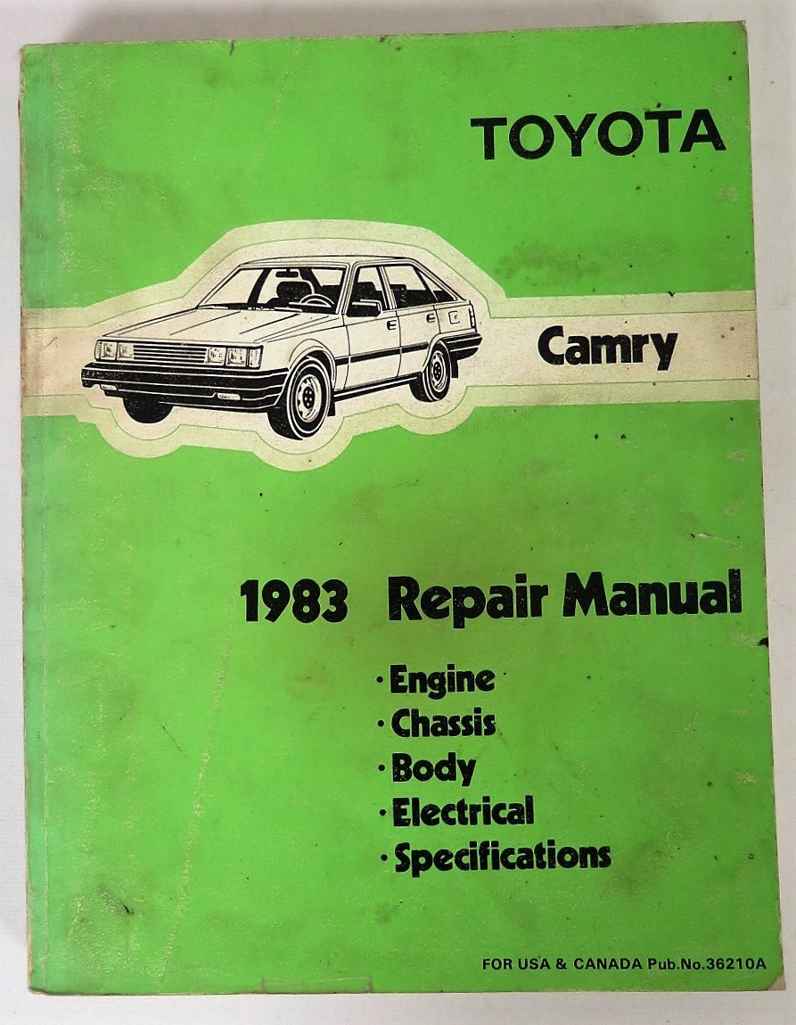 1983 Toyota Camry Repair Shop Manual Original