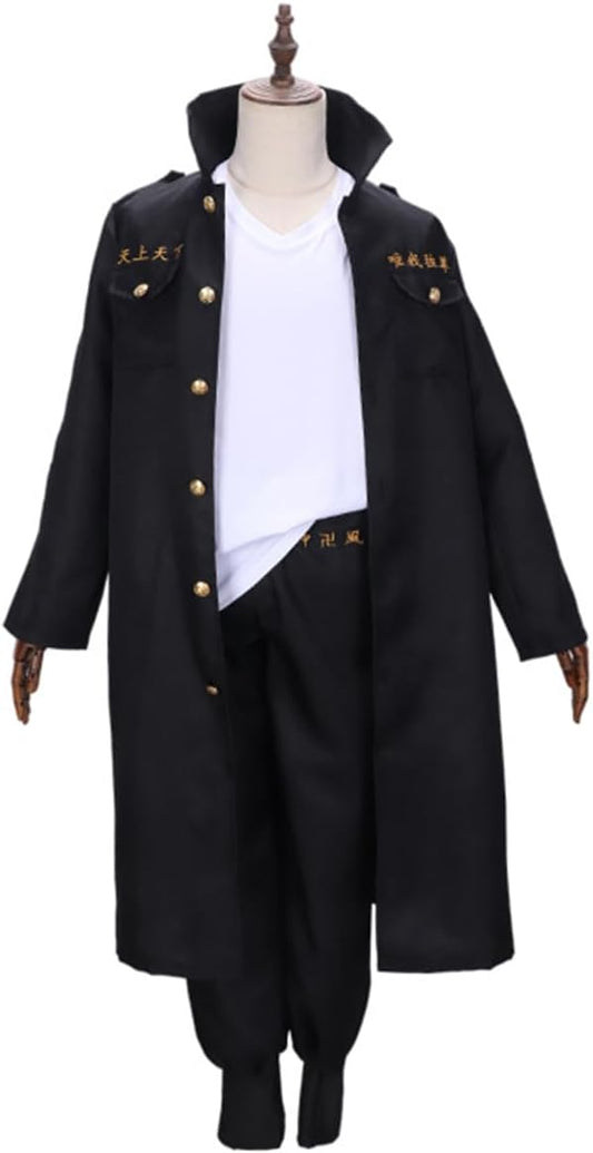 COSSA Toribe Manjiro Sano Cosplay Special Outfit, Embroidered Style, Tokyo Kai President Cosplay, Anime Festival, Halloween, Christmas Costume, Costume