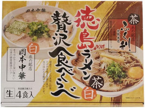 Tokushima Ramen, 4 Meals (2 Meals Per Store), Tea Specialty Store, Fukuri, White Dishes, Okamoto Chuka